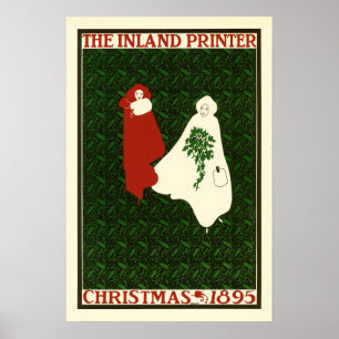 Poster The Inland Printer 1895 Christmas Will Bradley Art