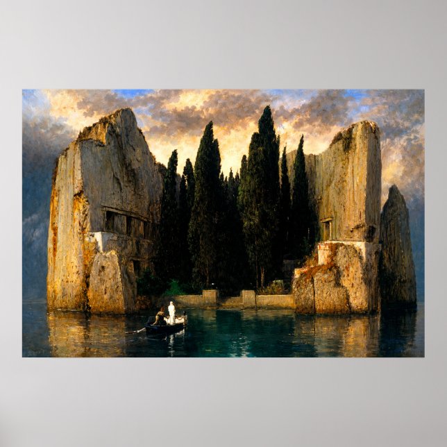 Poster The Isle of the Dead by Arnold Böcklin (Frente)