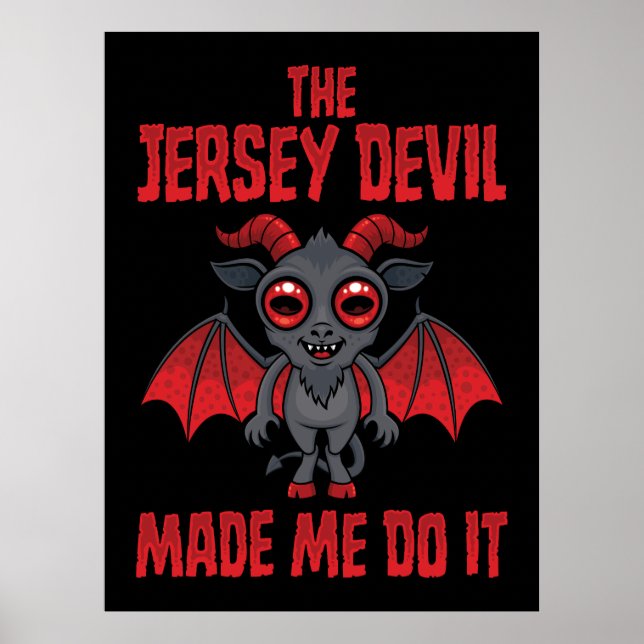 Poster The Jersey Devil Made Me Do It (Frente)