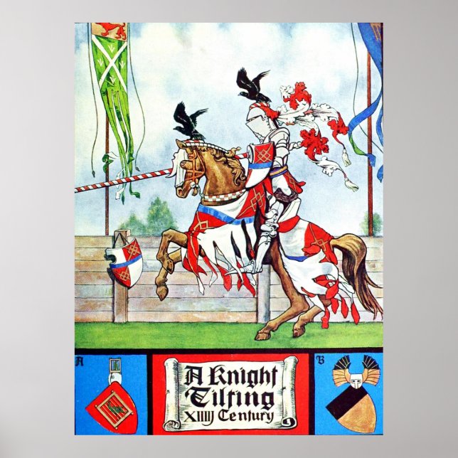 Poster The Jousting Knight (Frente)