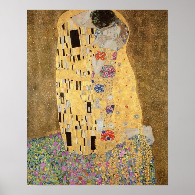 Poster The Kiss, 1907-08 (Frente)