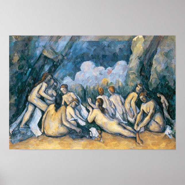 Poster The Large Bathers, c.1900-05 (Frente)