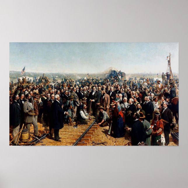 Pôster The Last Spike by Thomas Hill - Data 1881 (Frente)