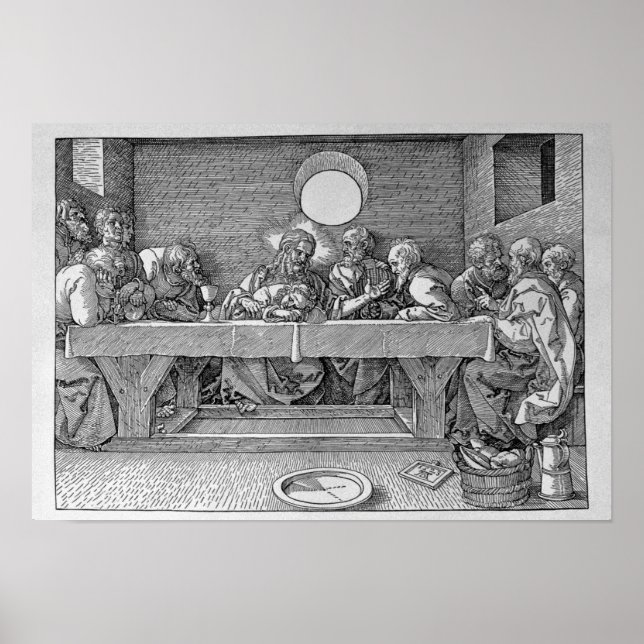 Poster The Last Supper, pub. 1523 (Frente)