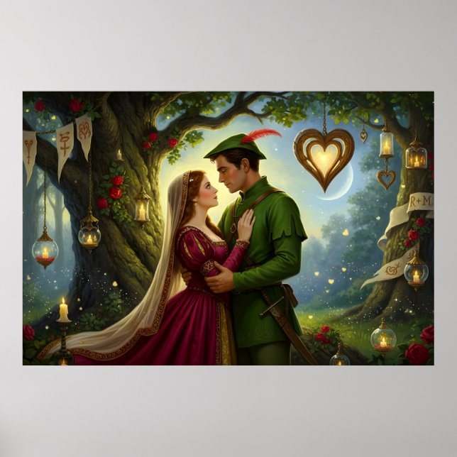 Poster The Legendary Romance of Sherwood Forest (Frente)