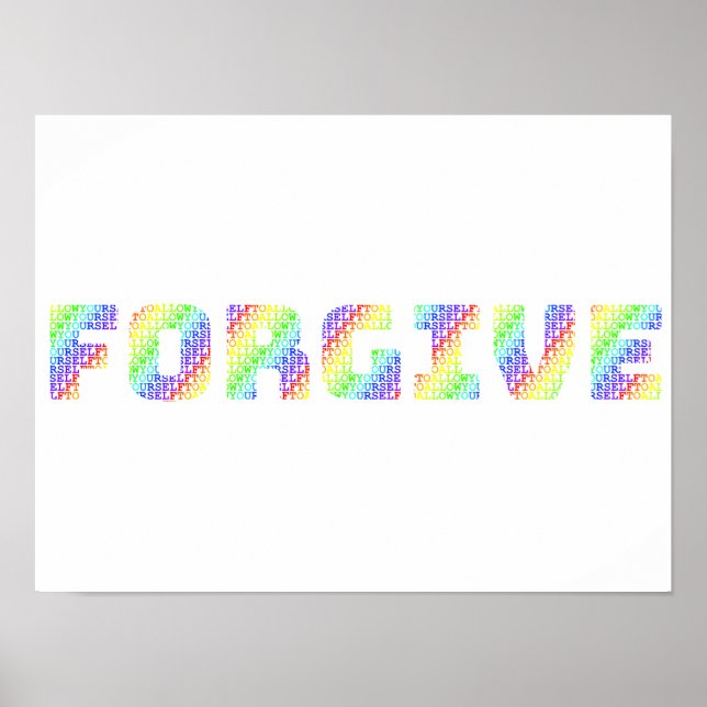 Poster The Liberating Act: Allow Yourself to FORGIVE Rain (Frente)