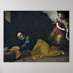 Pôster The Liberation of Saint Peter by Jusepe de Ribera