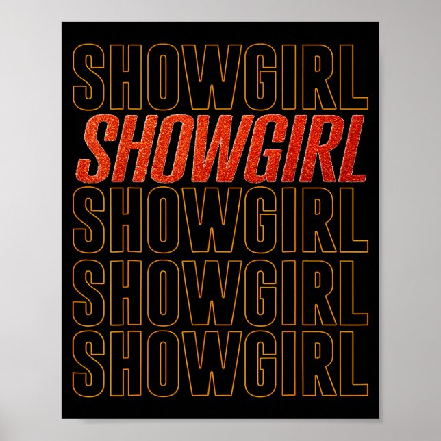 Poster The Life Of A Show Girl  (Frente)