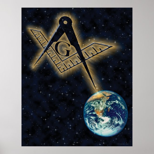 Poster The light in the sky (Frente)