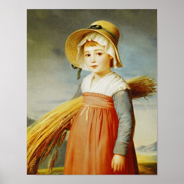 Poster The Little Gleaner, 1824 (Frente)