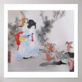 Poster The Little People - collage art