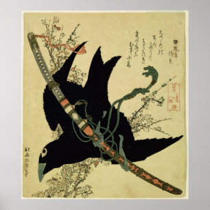 Pôster The Little Raven with the Minamoto clan sword