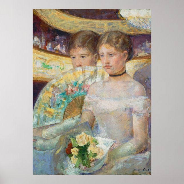 Poster The Loge, 1882 (óleo na canvas) (Frente)