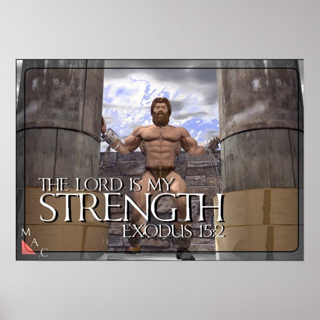 Poster The Lord is My Strength (Frente)