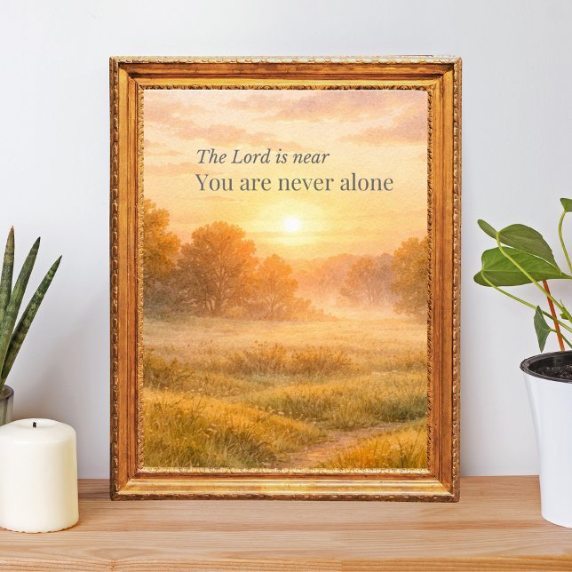 Poster The Lord Is Near Christian Faith  (Criador carregado)