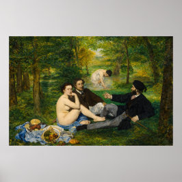 Poster The Luncheon on the Grass by Edouard Manet