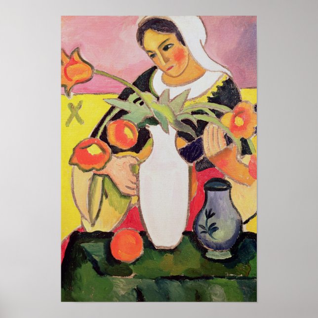 Pôster The Lute Player, 1910 (Frente)