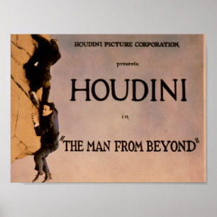 Poster The Man from Beyond (filme de Houdini, 1922)