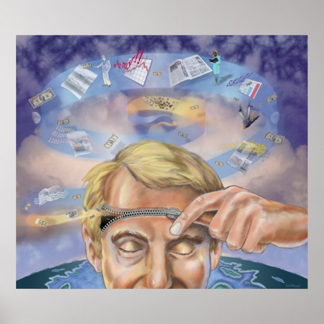 Pôster The man with the zipper (Frente)