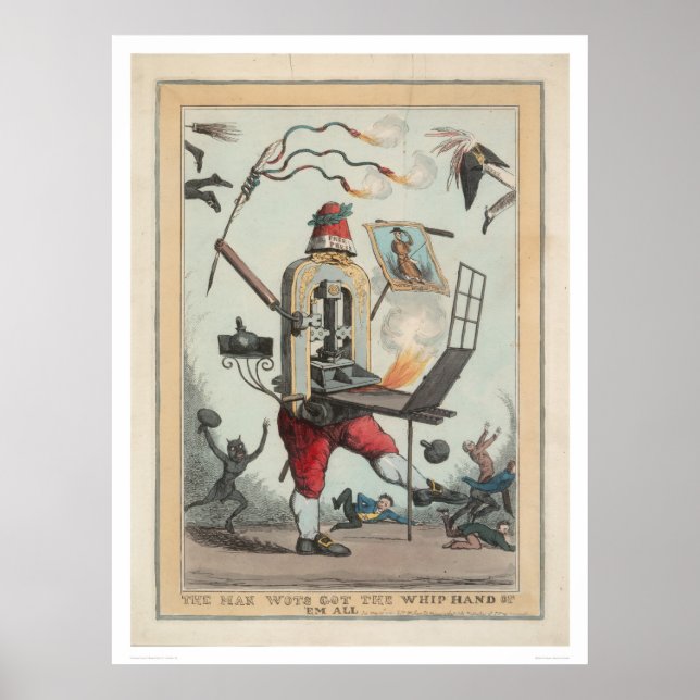 Pôster The Man Wots Got the Whip Hand of 'Em All (1297) (Frente)
