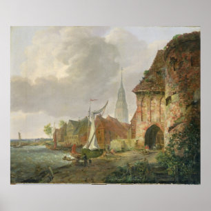 Pôster The March Gate in Buxtehude, 1830