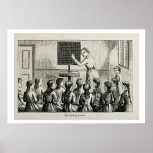 Pôster 'The Marking Lesson', illustration from 'A Manual