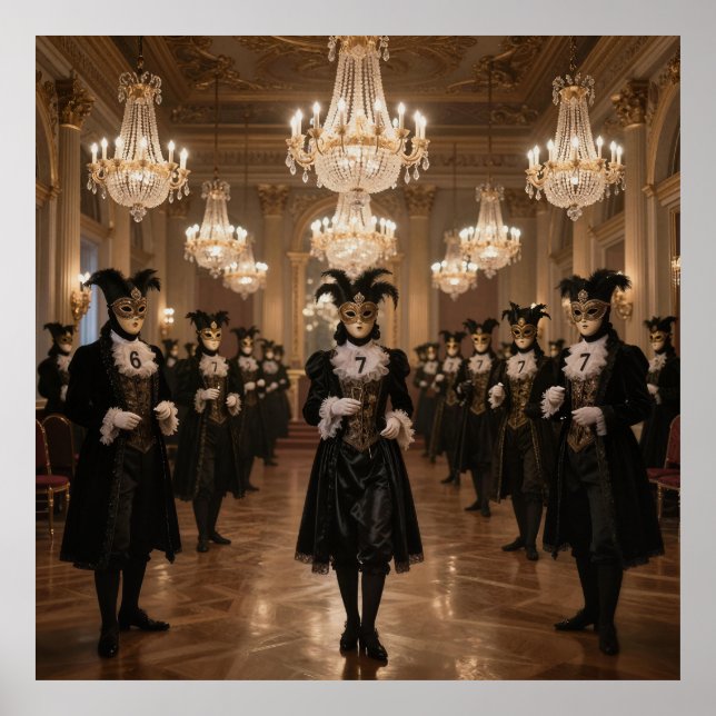 Poster The Masquerade of Sevens (Frente)