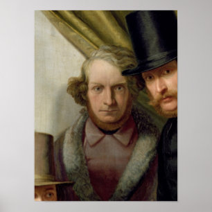 Poster The Members of the Hamburg Artist's Club, 1840