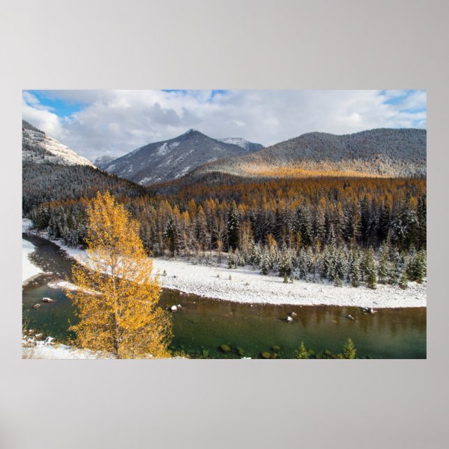 Pôster The Middle Fork Of The Flathead River (Frente)