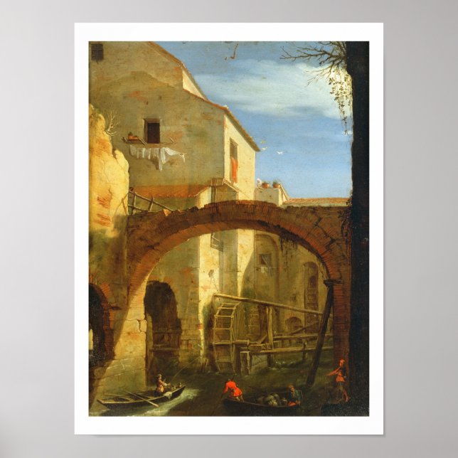 Pôster The Mill (oil on canvas) (Frente)