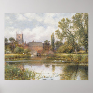 Pôster The Millpond, 1901 (oil on canvas)