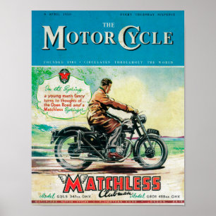 Poster The Motor Cycle Magazine Cover