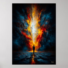 Poster The Mouth of Judgment – Monumental Expressionist