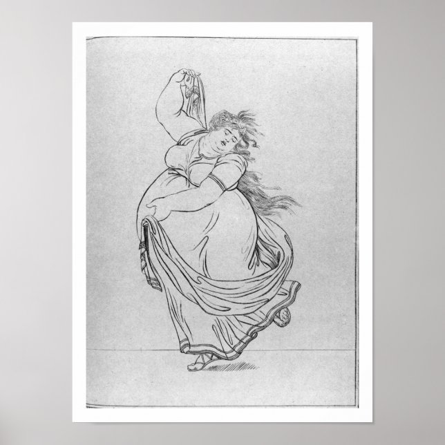 Pôster The Muse of Dance, Plate VI from a new edition con (Frente)