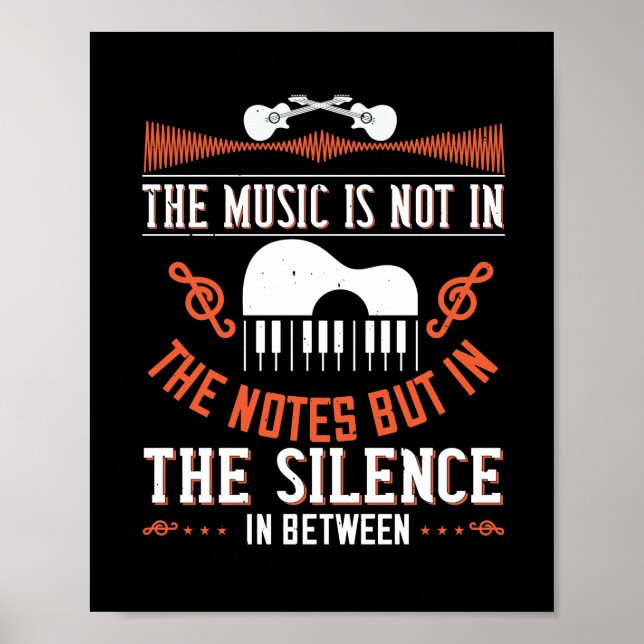 Poster The Music Is Not In The Notes (Frente)