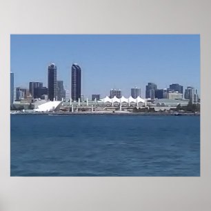 Poster "The New 2021 Skyline" San Diego