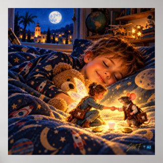 Poster The Night the Tooth Fairy Came – Magical Boys Room