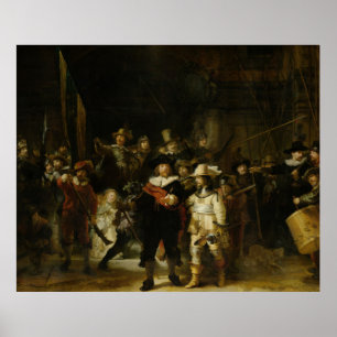 Poster The Night Watch, Rembrandt van Rijn