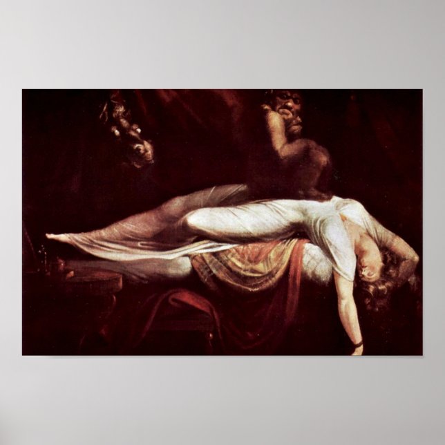 Poster The Nightmare,  By Johann Heinrich Füssli (Best Qu (Frente)