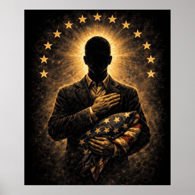Poster “THE OATH” – Silent Patriotism (Frente)