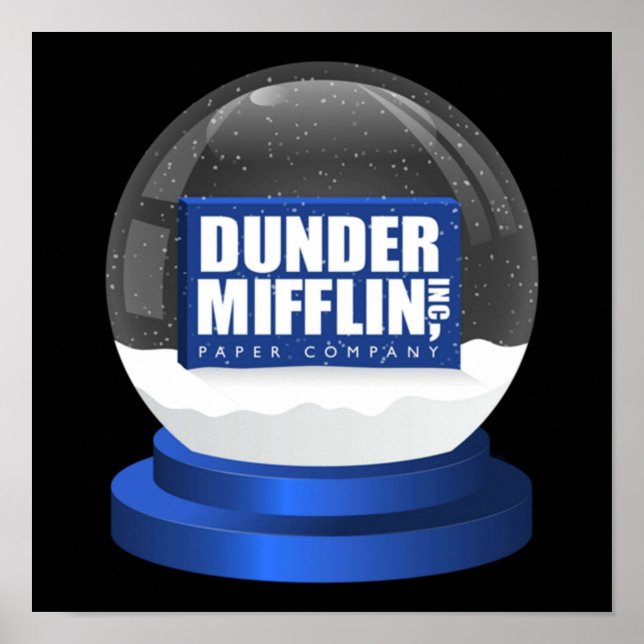 Poster The Office DunderMifflinzz Snow Globe (Frente)