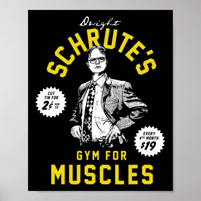 Poster The Office Schrutes Gym (Frente)