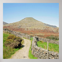 The Old Man of Coniston Postcard Cushion