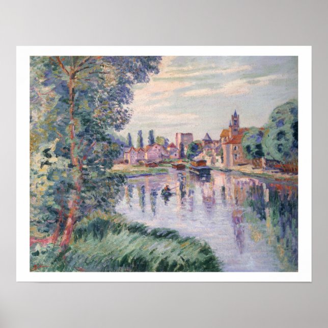 Pôster The Old Samois, c.1900 (óleo na canvas) (Frente)