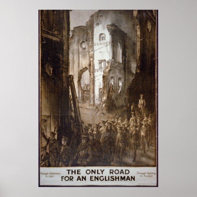 Poster The Only Road For An Englishman (Frente)