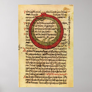 Poster The Ouroboros Sherwood Taylor 'The alchemis'
