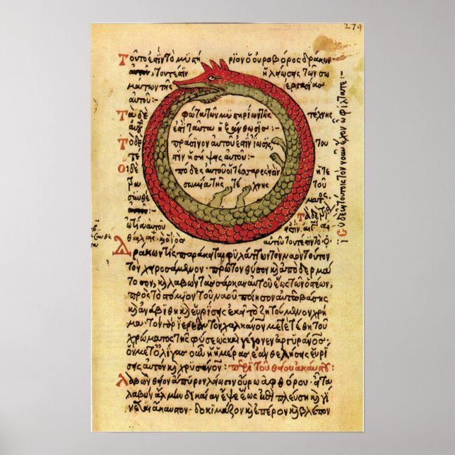 Poster The Ouroboros Sherwood Taylor 'The alchemis' (Frente)