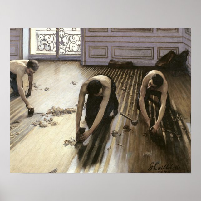 Pôster The Parquet Planers, 1875 (Frente)