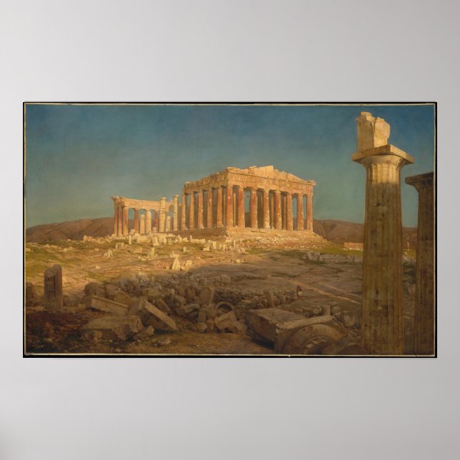 Poster The Parthenon - Frederic Edwin Church (1871) (Frente)