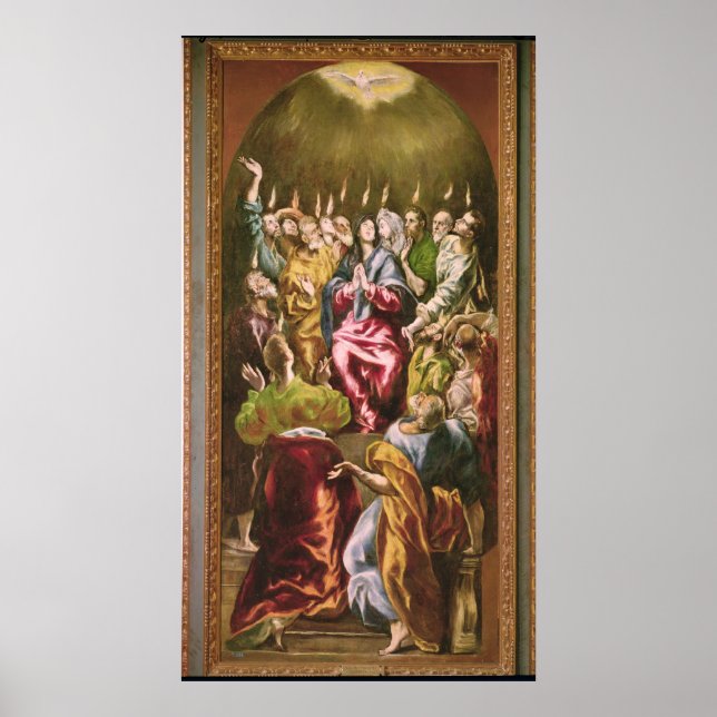 Poster The Pentecost, c.1604-14 (Frente)